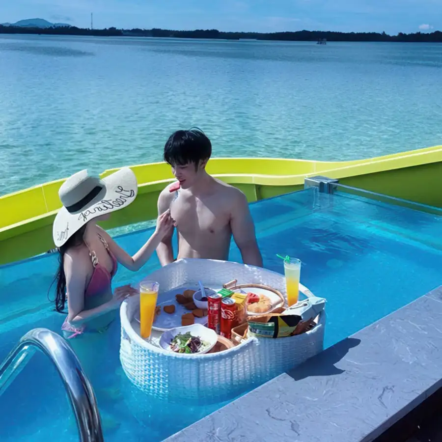 Ocean views from plunge pool